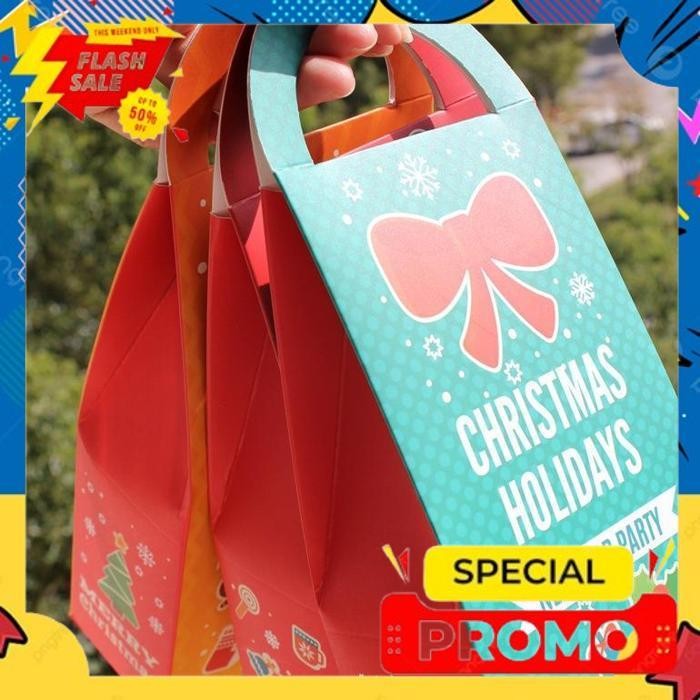 

SALE BXLL PAPERBAG BOX KOTAK NATAL CHRISTMAS BINGKISAN TEMPAT HADIAH KADO FURUBA