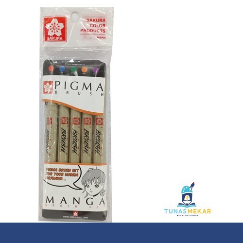 

Ba Sakura Brush Pen Pigma Manga Set 5