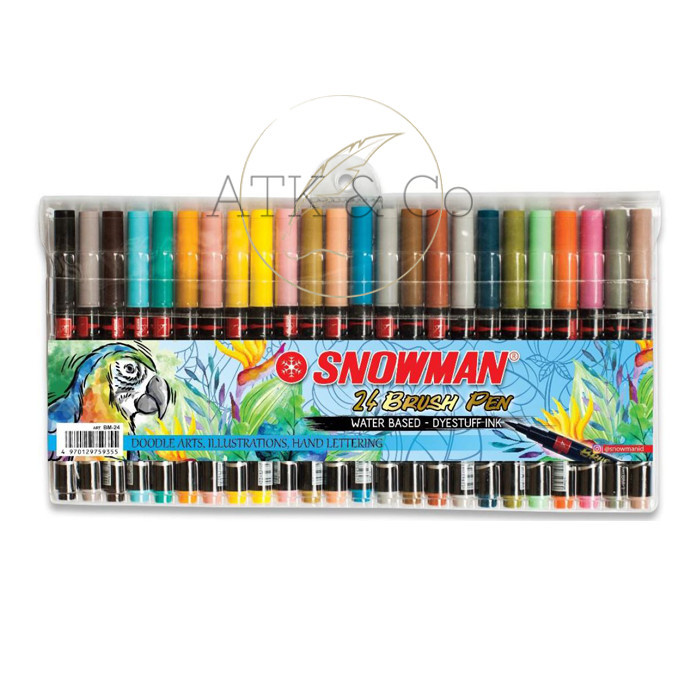 

Ba Snowman Brush Pen Set 24 Warna Bm-24