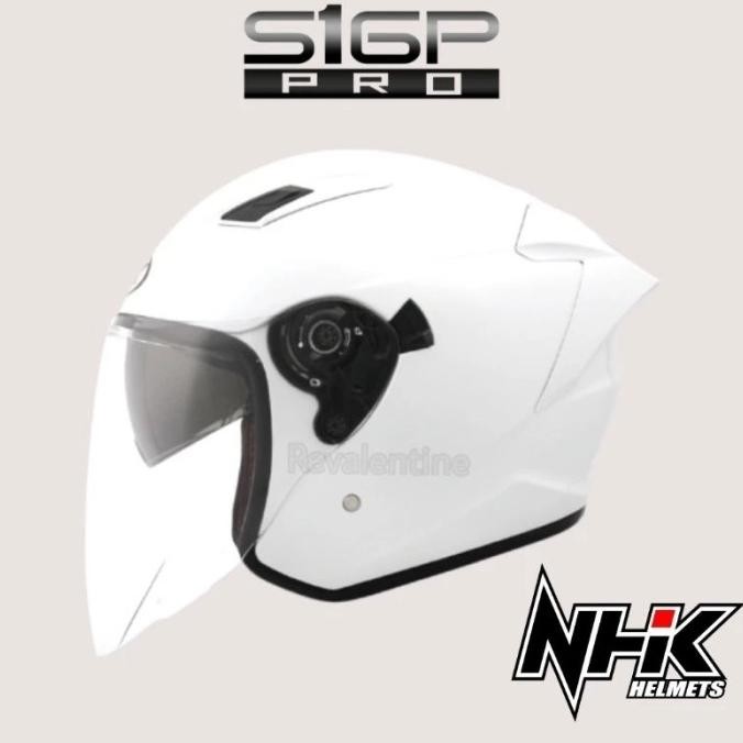 NHK S1 GP PRO PLUS STARWHITE ORIGINAL | HELM HALF FACE NHK S-1 PLUS 2807T