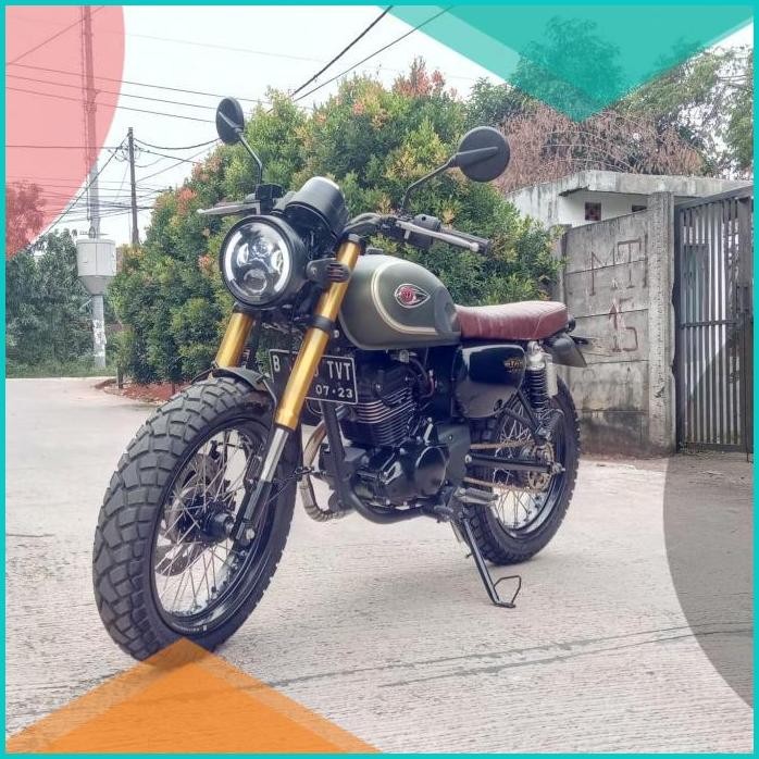 Paket custom part aksesoris modifikasi kawasaki w175 140BZ4 tools