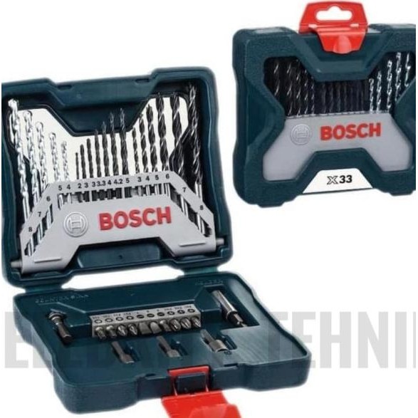 Mata Bor + Obeng Set 33 Pcs - Bosch Xline 33