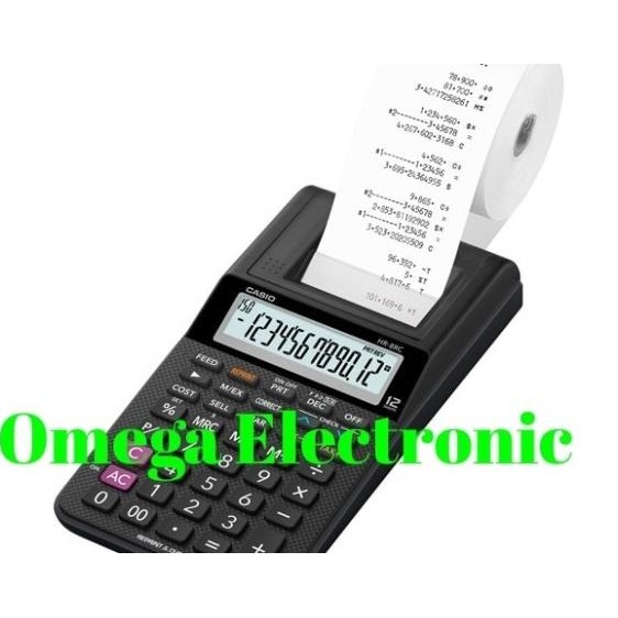 

Casio Hr 8 Rc - Printing Calculator Struk Kalkulator Kasir Hr 8Rc
