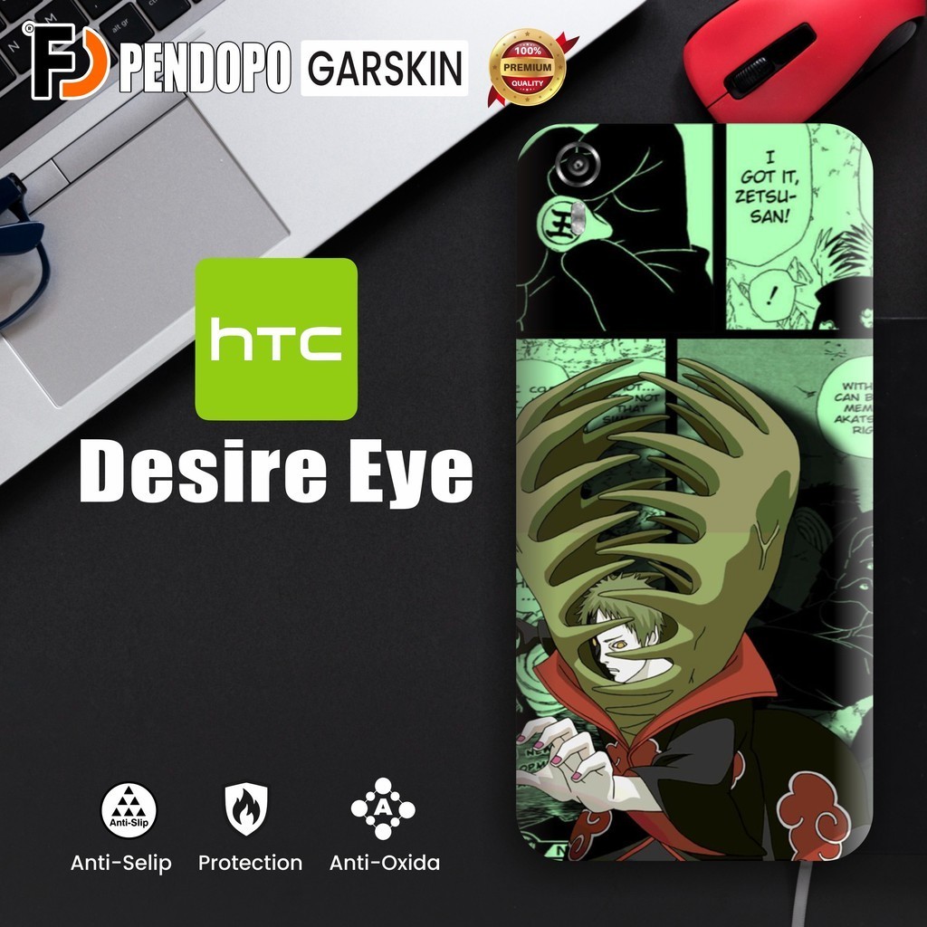 Premium Protection Garskin Htc Desire Eye Stiker Custom (2PCS) Bisa COD