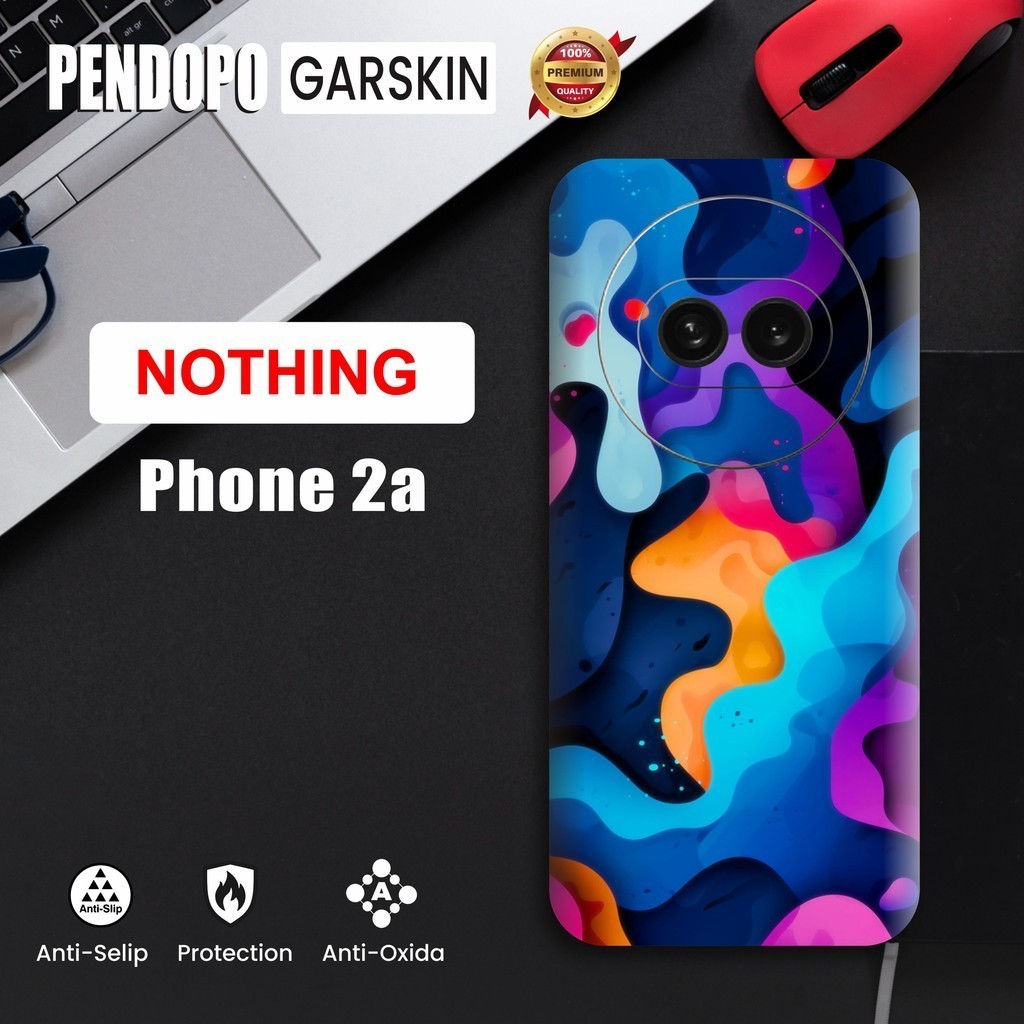 Custom Garskin Protection Garskin Nothing Phone 2a Stiker Custom (2PCS) Bisa COD