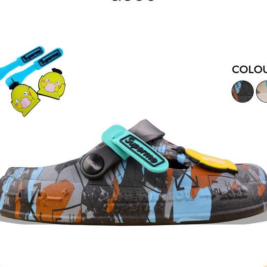 Aseo Sandal Pria Wanita Baim Motif Du Bebek H130
