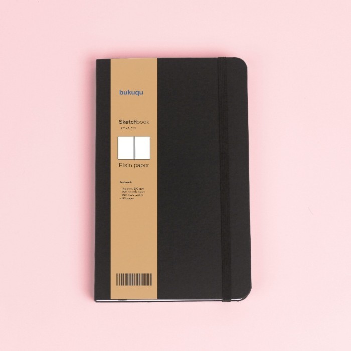 

Sale Bukuqu Sketchbook A5 200 Gsm Hardcover - Portrait - Notebook Gambar/ Lukis/ Cat Air Tebal