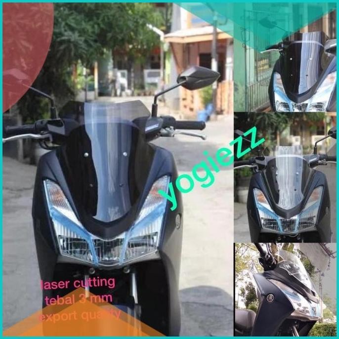 windshield yamaha lexi 125 visor lexi windshield lexi ocito v2 tameng