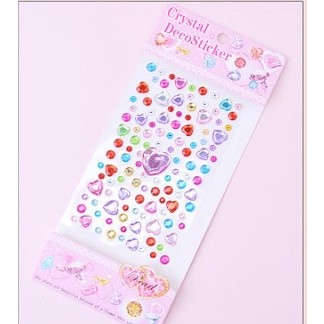 

Belanja 1 Lembar Stiker Kristal Crystal Sticker Diy Mainan Tempel Stiker Li4