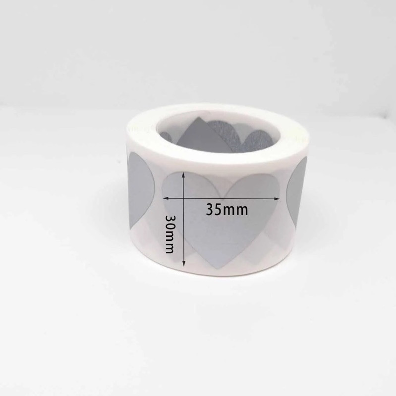 

Hot Sale Scratch Pin Sticker Gosok Hadiah Bentuk Love Sticker Valentine Bu3