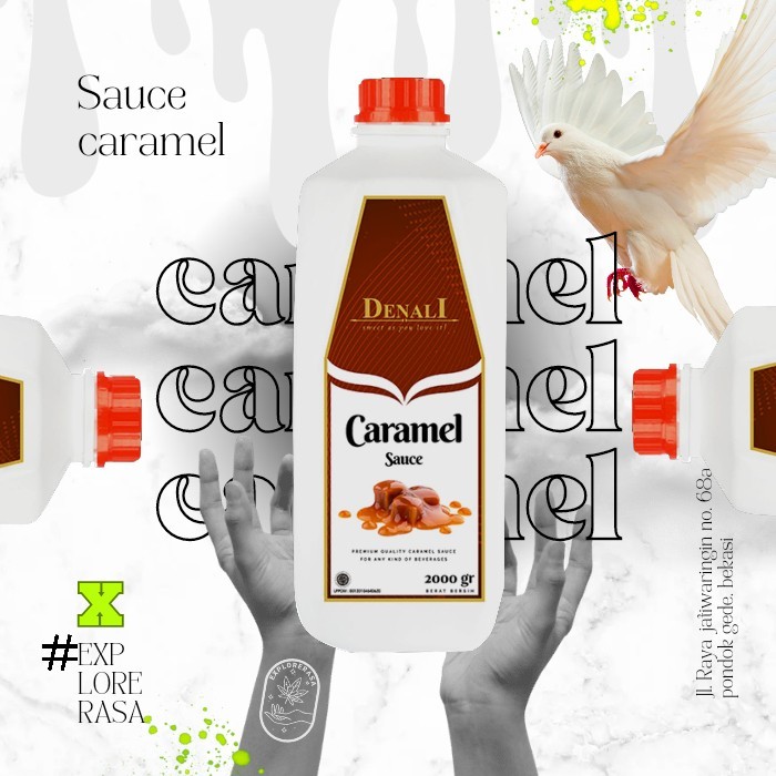 

Dijual!!! Denali Sauce Caramel Flavour 2000G Saus Denali Rasa Caramel 2000G