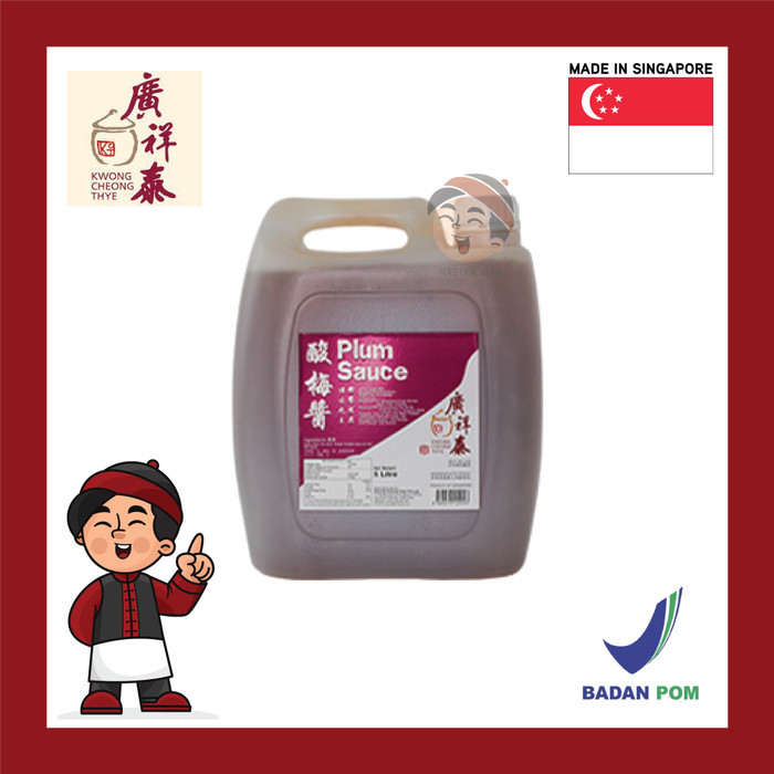 

Dijual!!! Kct Kwong Cheong Thye Plum Sauce / Saus Plum / Duck Sauce 5L