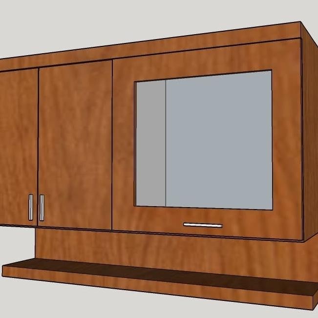 Lemari Gantung,Rak Piring,Kitchen Set Yusianher