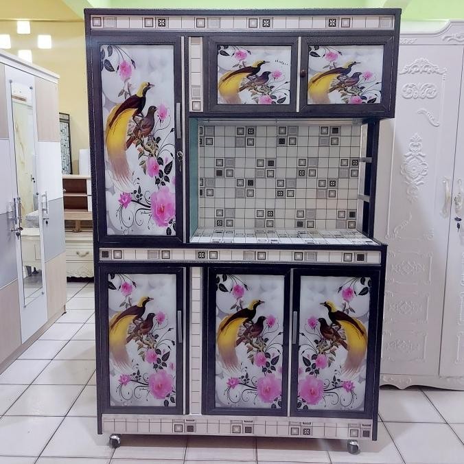 Lemari Piring Rak Piring Lemari Dapur Rak Dapur Aluminium Yusianher