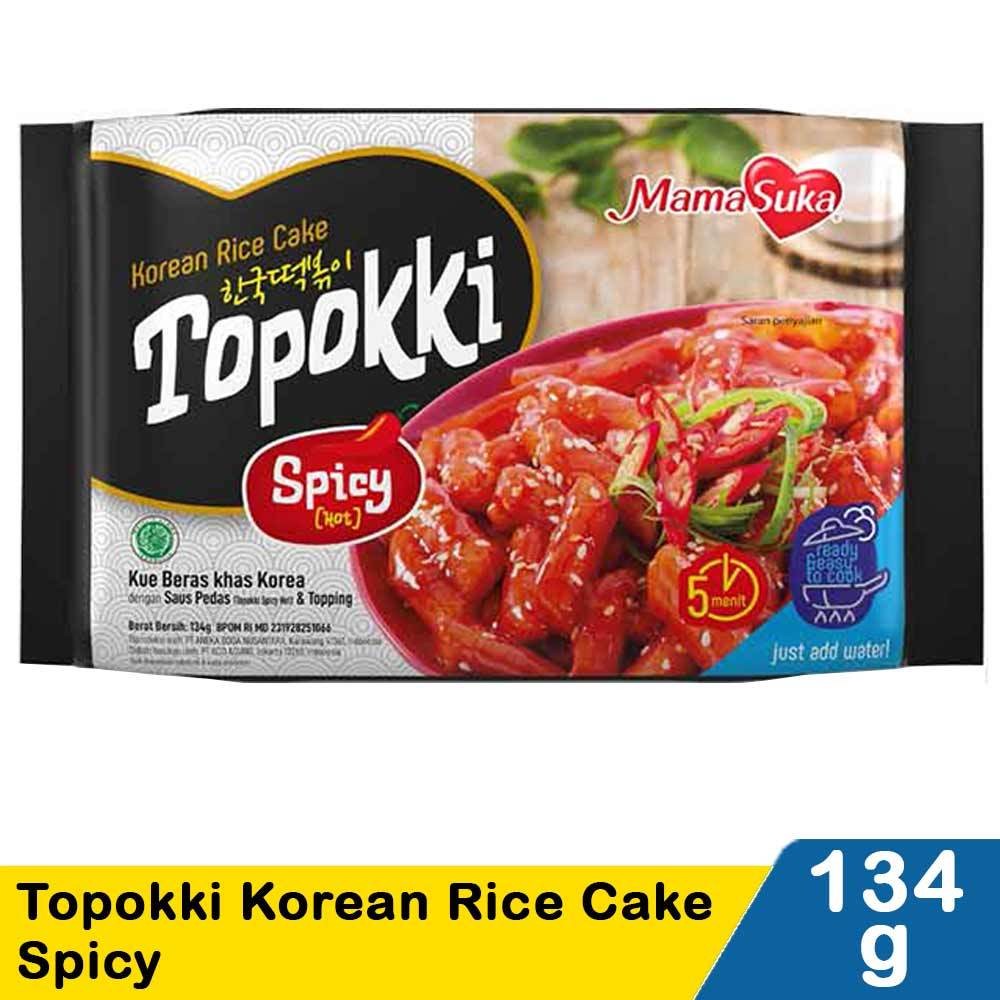 

Topokki Instan Korea Rice Cake MamaSuka toppoki HALAL 134 gr Mama Suka Topoki korean