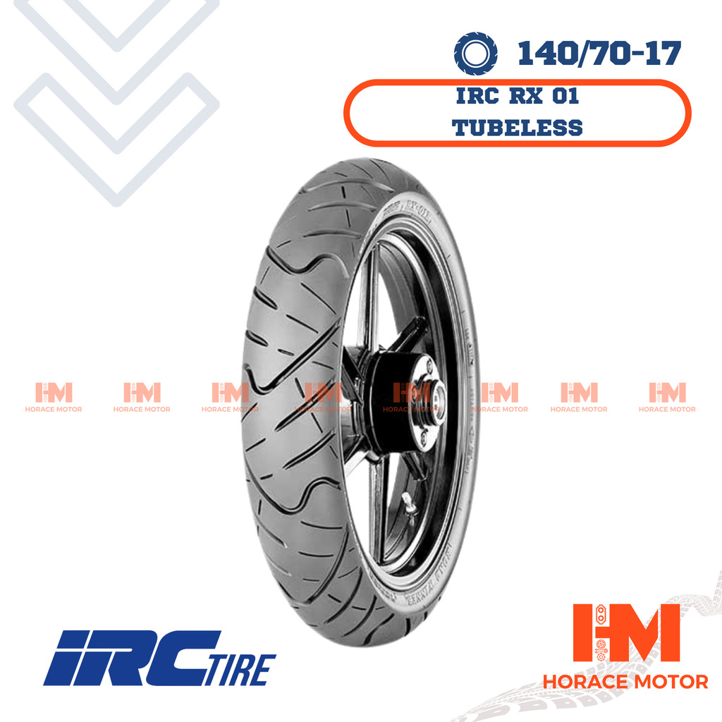 [HRC] IRC RX 01 140/70-17 Ring 17 140/70 Ban Motor Tubeless Tubles