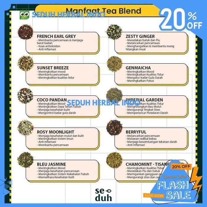

COCO PANDAN TEA BLEND - GREEN TEA COCONUT PANDAN SECANG - 500 GRAM