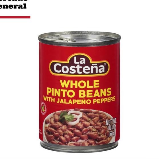 

La Costena Whole Pinto Bean 560 gram - Kacang Merah / Kacang Pinto