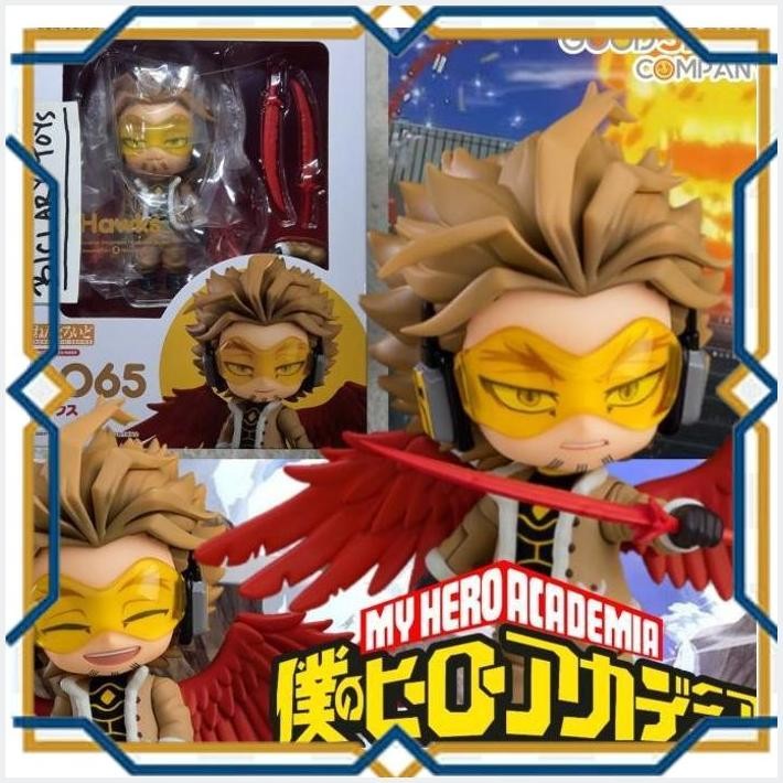 [BIC] NENDOROID HAWKS KEIGO TAKAMI MY HERO ACADEMIA BOKU NO HERO BNHA MHA NENDO FUNKO SIZE ORI ORIGI