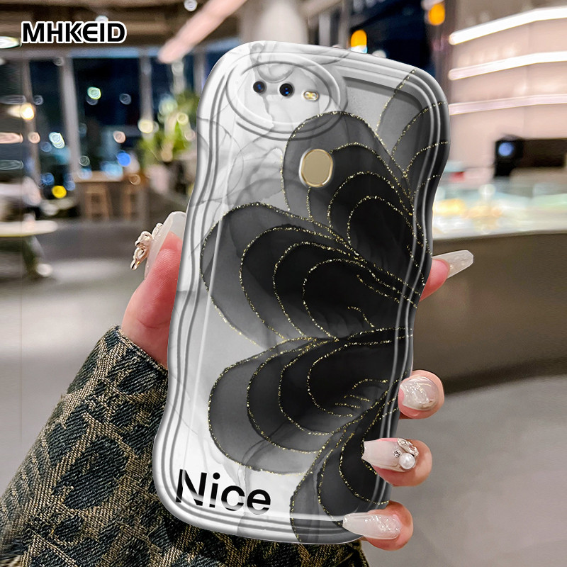MHKEID Casing Hp Untuk OPPO A7 A5s A12 A12s A11K A5 2018 A3s A12E A5 2020 A9 2020 Case HP Casing hit