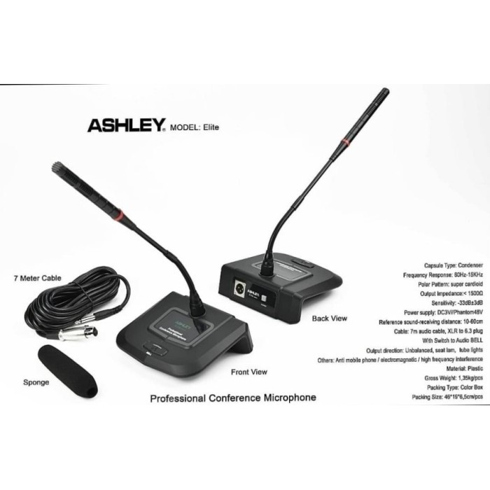 Sale Mic Meja Podium Ashley Elite Original Gooseneck Terbaik