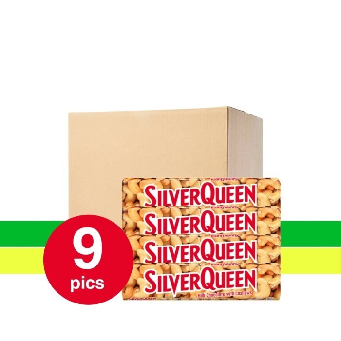 

SilverQueen Milk Chocolate Cashews 9 x 58 g