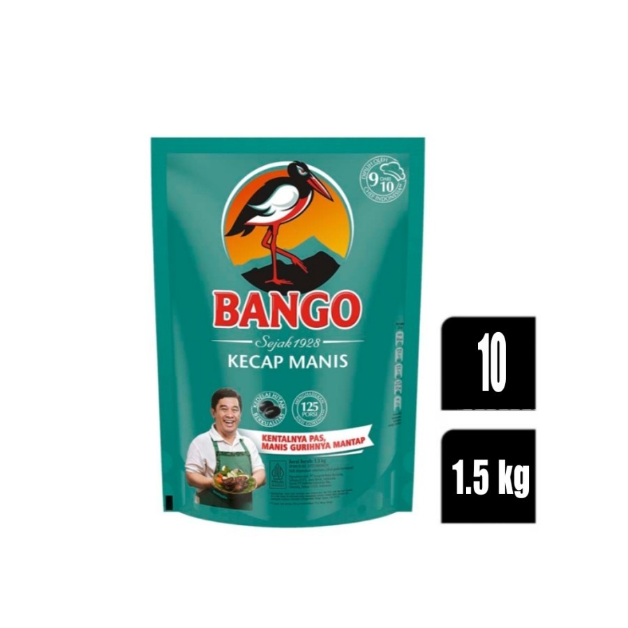 

BANGO Kecap Manis Jumbo Refill 10 x 1.5 kg