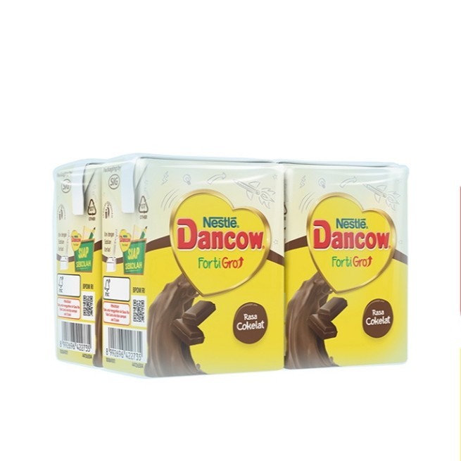 

Dancow FortiGro Susu UHT Cokelat 4 x 110 ml