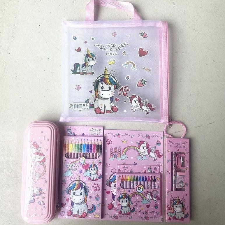 

TERLARIS [SERBALAKUOFFICIAL](KTPS.11)KOTAK PENSIL SETT / STUDY SET STATIONERY SET ALAT TULIS SEKOLAH ANAK SET ATK MOTIF gk-61