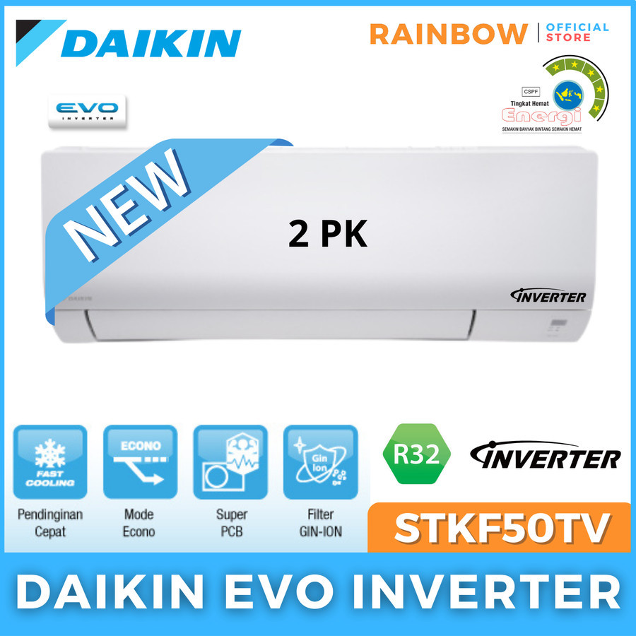 AC DAIKIN INVERTER 2 PK - EVO INVERTER STKF50TV R32