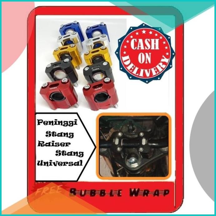 peninggi riser Raiser Stang cnc motor tiger vixion megapro verza byso