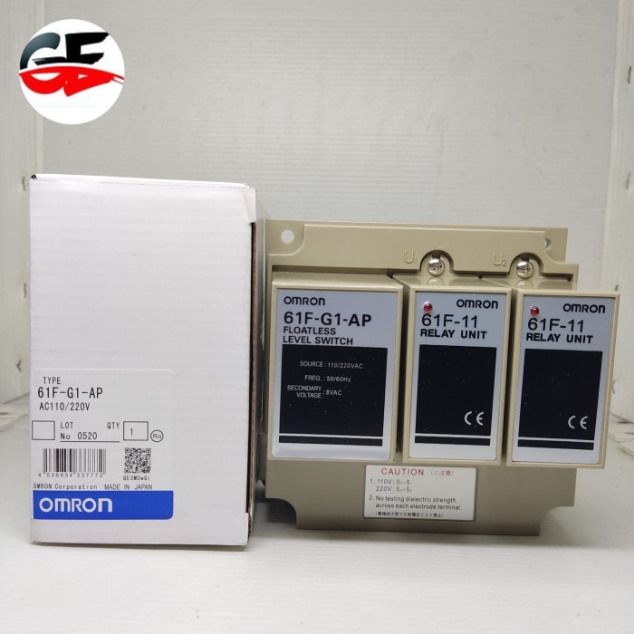 Floatless level switch omron 61f-g1-ap WLC omron 61fg1ap 2 tangki