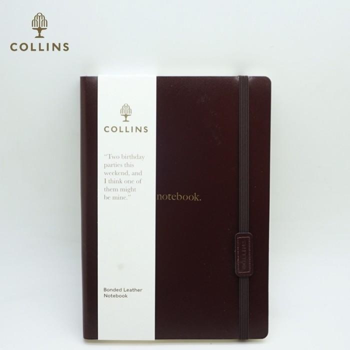 

Collins Notebook London B6 Ruled Leather Buku Agenda Jurnal Planner