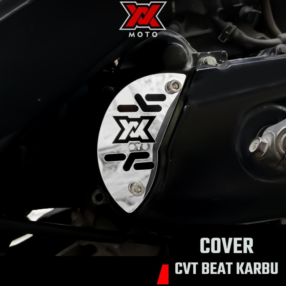 ii-99 Beat Karbu Cover CVT Beat FI Scoopy Karvu Cover CVT Aksesoris Motor Beat Scoopy Tutup CVT karb