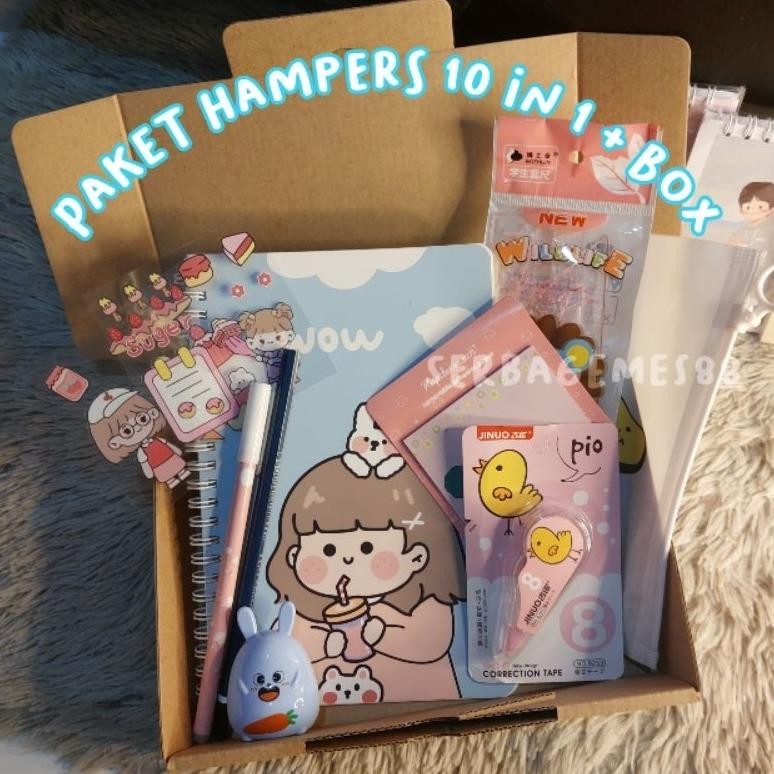 

rq-56 serbagemes88 - PAKET ALAT TULIS 10 IN 1 LENGKAP / STATIONERY HADIAH LUCU / HAMPERS ULANG TAHUN / HAMPERS MURAH MERIAH / KADO ULANG TAHUN CEWEK / HADIAH ULANG TAHUN / ALAT TULIS SET / SEKOLAH / BUKU TULIS / PAKET ALAT TULIS / KADO UNIK UNTUK