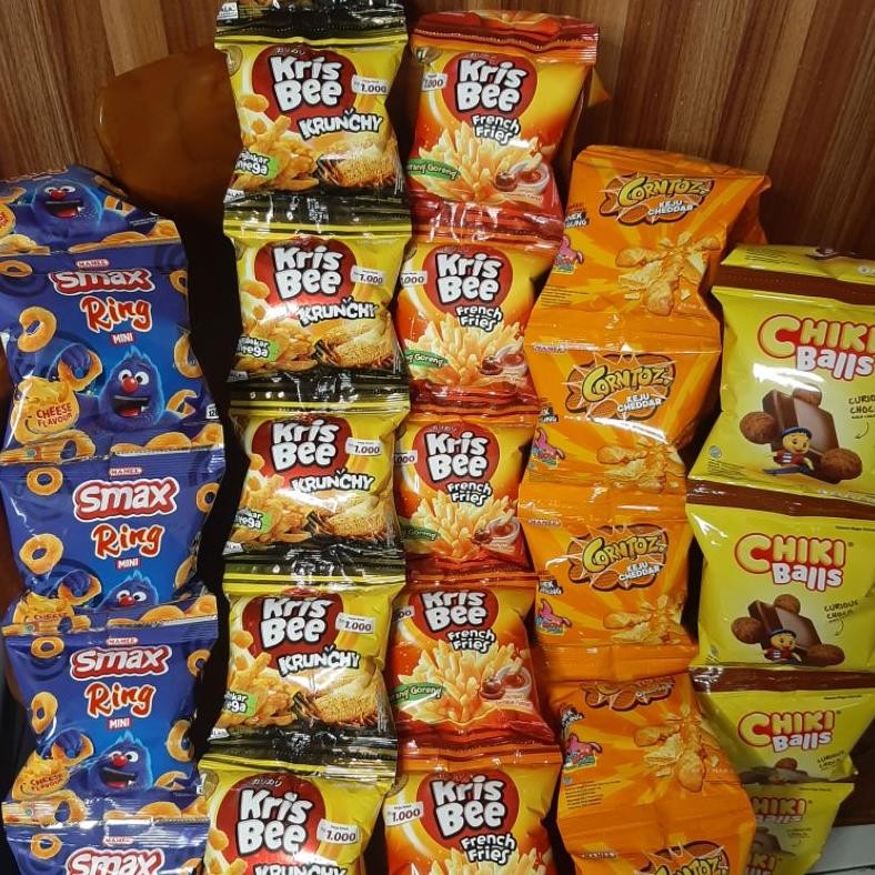 

Snack 1000 2000 Chiki Balls Kris Bee French Fries Krunchy Smax Ring Corntoz Mini Gery Snack Sereal Rasa Coklat Choco Snek Jagung Keju Cheddar Cheese Kerupuk Jajanan Cemilan Taro Net Rumput Laut Garuda Crunchy Bee O'corn Potato Oishi Popcorn Berondong