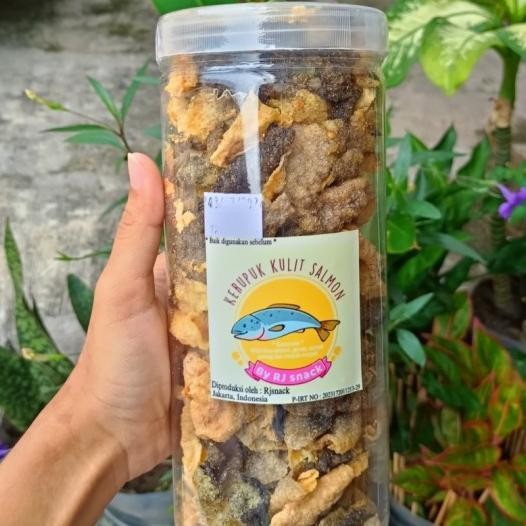 

Keripik Kulit Ikan Salmon Keju 175Gr Fish Skin Cheese