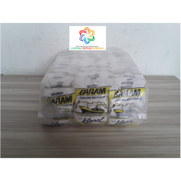 

Garam Cap Kapal Beryodium [250Gram /40Pack /1 Bal ] - Adelineez