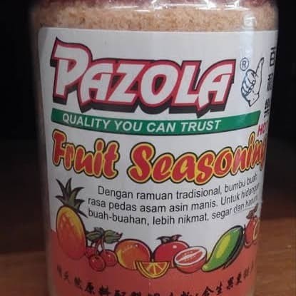 

Pazola Fruit Seasoning Pedas Asin 150Gr Garam Buah Bumbu - Adelineez