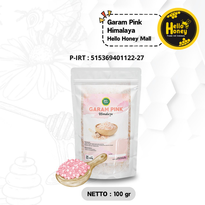 

Garam Himalaya - Salt Pink Himalaya Premium 100 Gram Hello Product - Adelineez