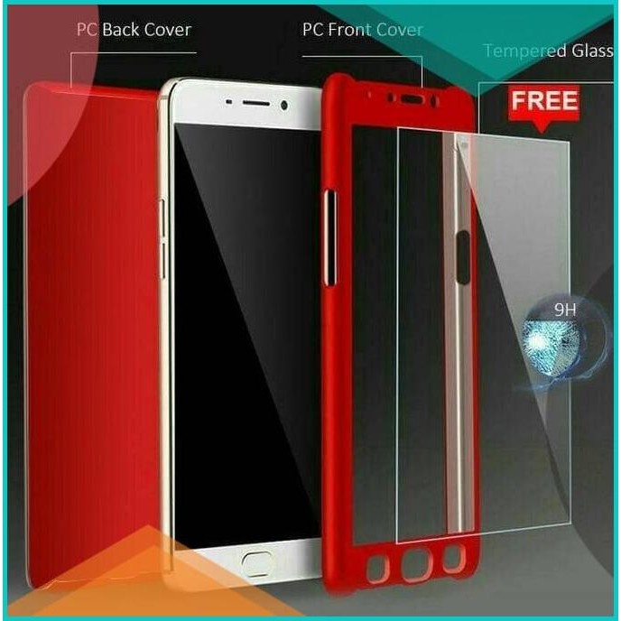 Case Samsung J2 Prime J2Prime Full 360 Hardcase Depan Belakang + TG 1
