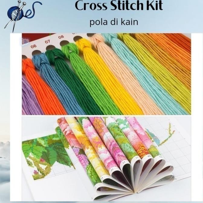 Paket Kristik DIY Cross Stitch - BLUEBERRY