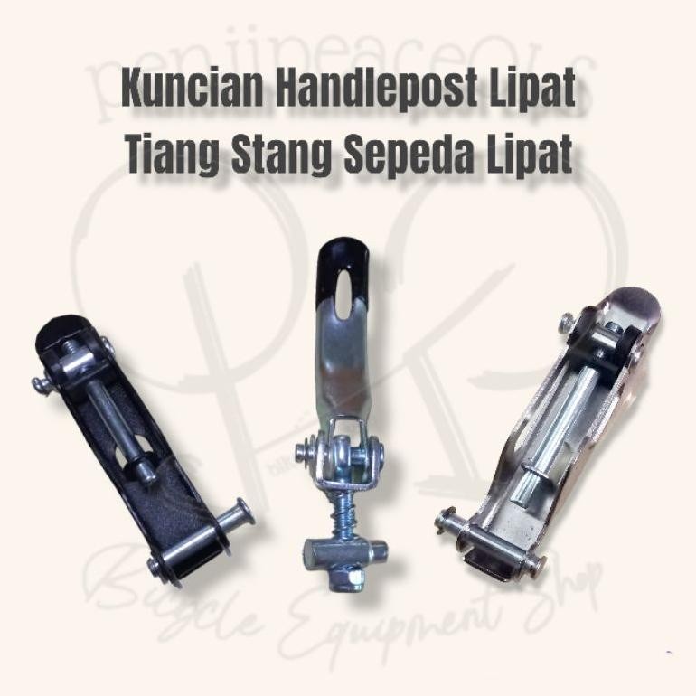 Termurah Kuncian Handlepost Sepeda Lipat Lock Handlepost Pengunci Stang Seli Kuncian Handle Post Pro