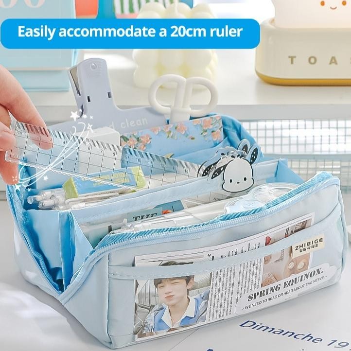 

Promo Hemat! TEMPAT PENSIL KOREA MULTI SEKAT UKURAN JUMBO Berkualitas