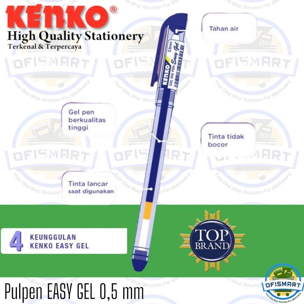 

Up15 Kenko Gel Pen Easy Gel 0,5mm | @1Ktk=12PCs Hemat