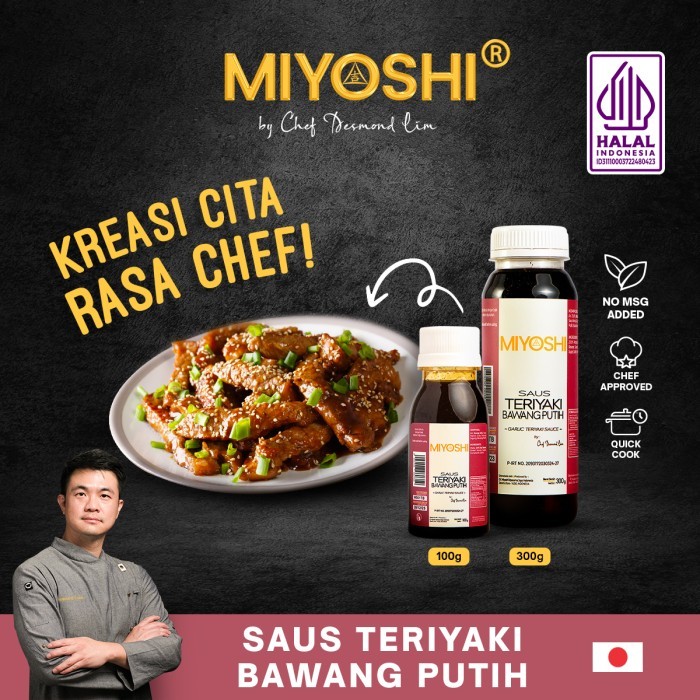

Sale Miyoshi Saus Teriyaki Garlic Sauce Saos Masak Instan Halal