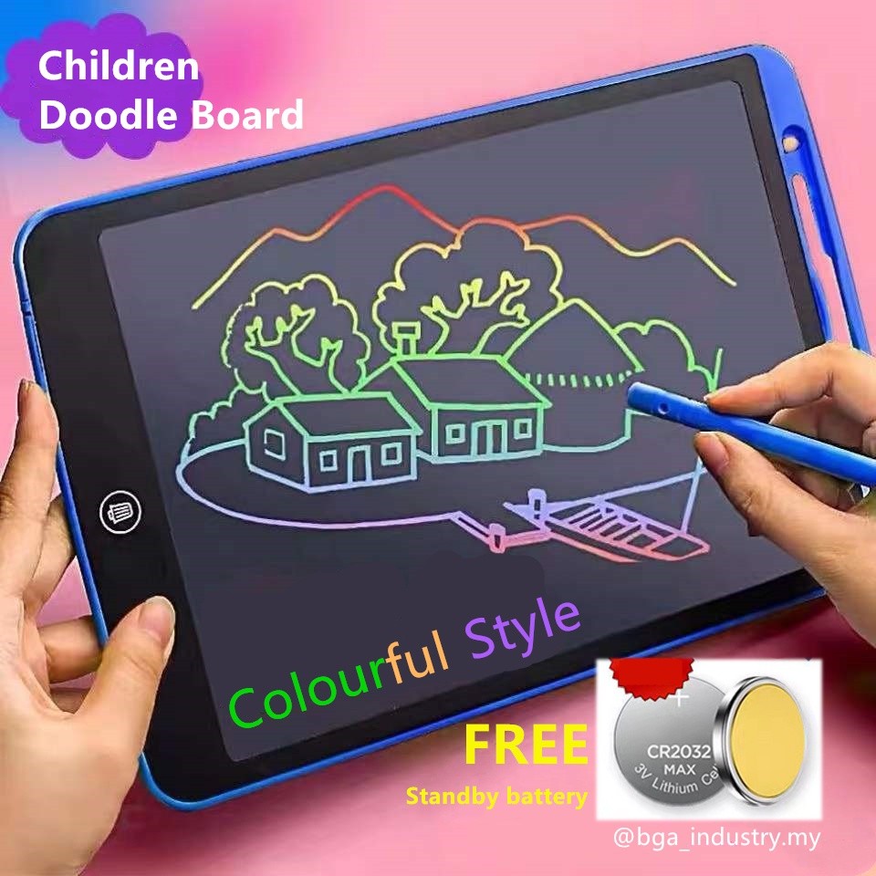 

13'' Education Board Upgraded LCD Writing Tablet Pad [Partial Erase/ Full Erase] Kid Children Drawing Board Education |27YyR05D|