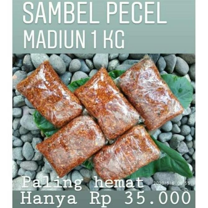 

TERLARIS SAMBAL BUMBU PECEL MADIUN 1KG ( SANGRAI ) - PEDAS GURIH ORI H24S