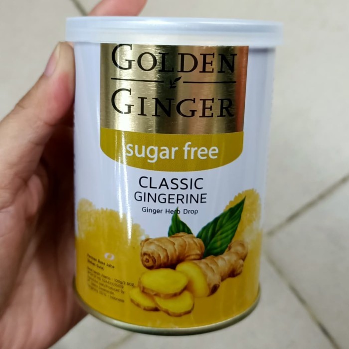 

Golden Ginger Permen Jahe Klasik Bebas Gula 100Gr (Candy Sugar Free)