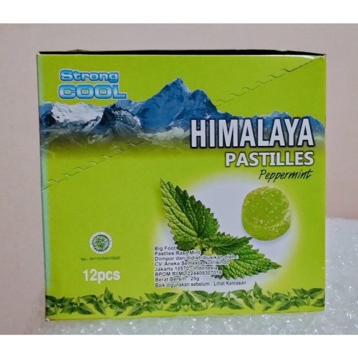 

Permen Himalaya Pastilles Peppermint (1 Box Isi 12 Pcs)